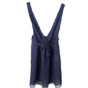 NWT J. Crew Silk V-Neck Bow Front‎ Tank Top S